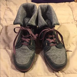 Chaco Wool lace-up boots